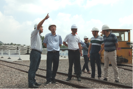 向导眷注-市建委向导不忘初心主题调研运动 - 公司新闻 - 杭州钱南原水有限公司