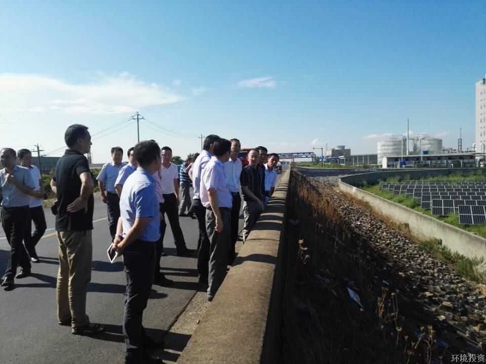 缪承潮副市长实地调研临江循环经济（静脉）工业园妄想建设事情-向导眷注-杭州萧山水务投资生长有限公司